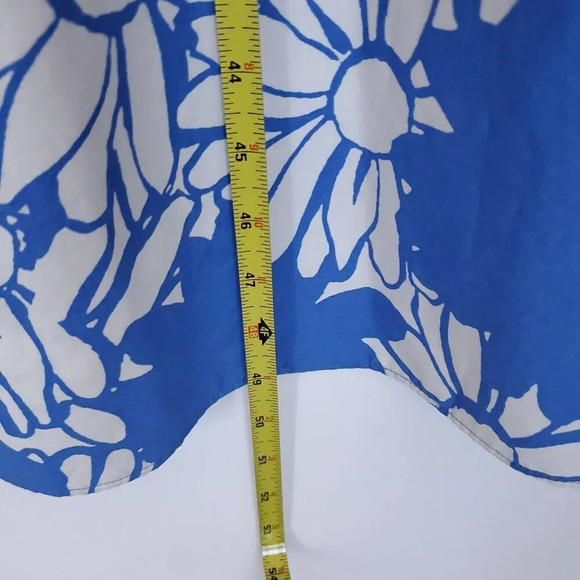 ZARA Daisy Floral Statement Ruffle Sleeve Midi Dress Size XS Sweetheart Neck - Picture 16 of 16